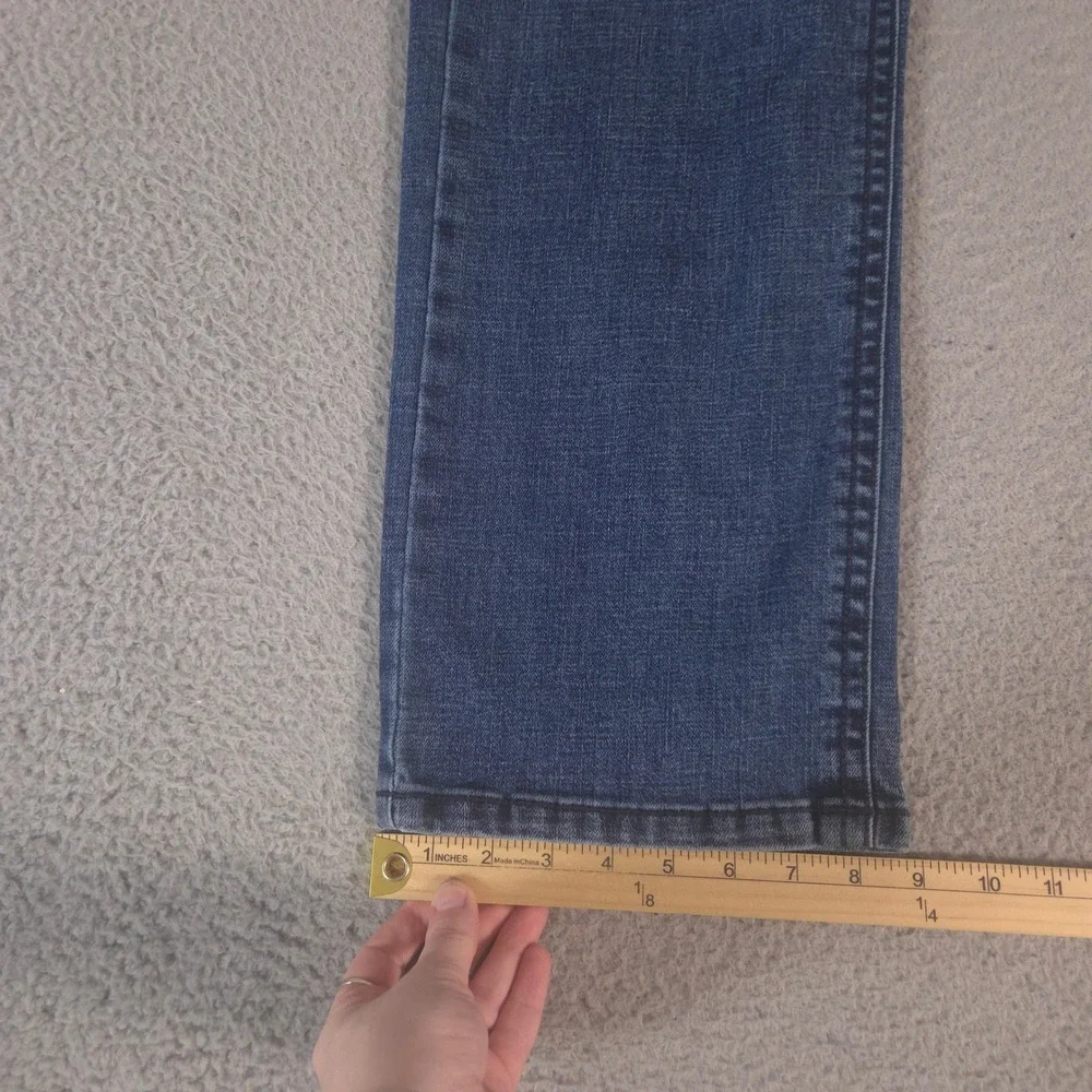 TK Axel Jeans Mens 34x32 Blue Slim Boot Stretch Denim Pants Preppy Casual Urban